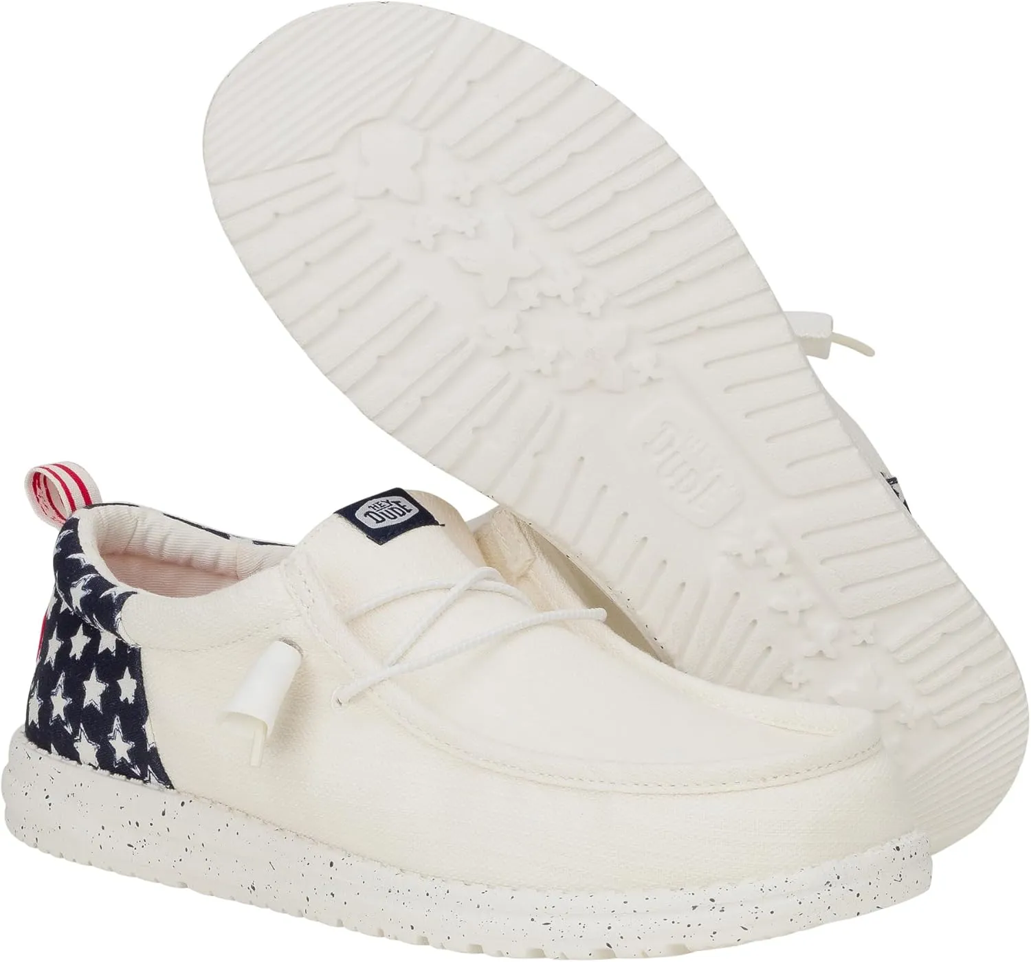 Hey Dude Men's Wally Funk Americana | Men's Shoes | Men Slip-on Loafers | Comfortable & Light-Weight