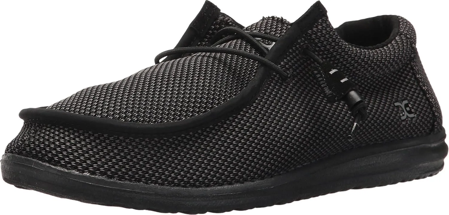 Hey Dude Men's Wally Funk | Men’s Shoes | Men's Lace Up Loafers | Comfortable & Light-Weight