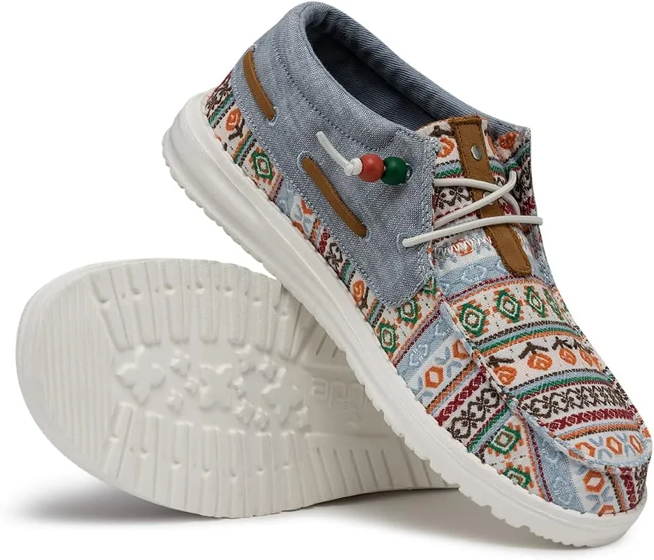 Hey Dude Women's Ellie | Women’s Shoes | Women’s Lace Up Loafers | Comfortable & Light-Weight