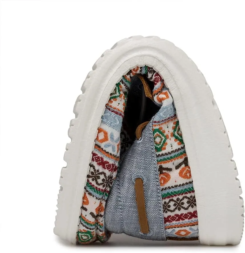 Hey Dude Women's Ellie | Women’s Shoes | Women’s Lace Up Loafers | Comfortable & Light-Weight