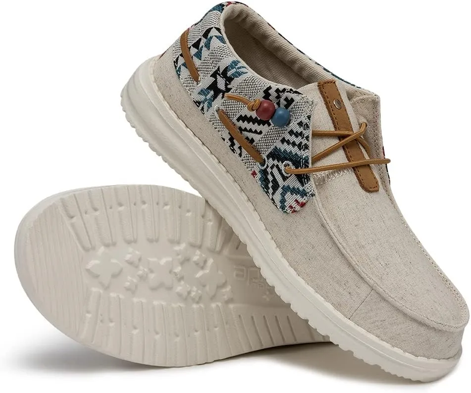 Hey Dude Women's Ellie | Women’s Shoes | Women’s Lace Up Loafers | Comfortable & Light-Weight