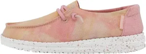 Hey Dude Women's Wendy Linen | Women’s Shoes | Women’s Lace Up Loafers | Comfortable & Light-Weight