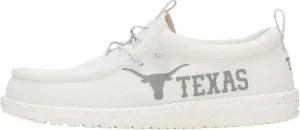 HEYDUDE Wally Collegiate Whites, Men’s Shoes, Men's Slip-on Loafers, Comfortable & Light-Weight