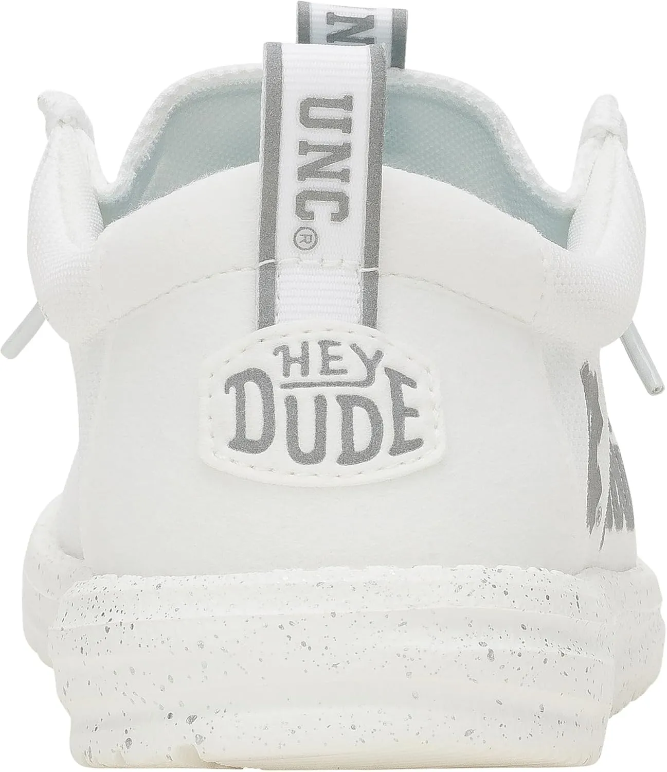 HEYDUDE Wally Collegiate Whites, Men’s Shoes, Men's Slip-on Loafers, Comfortable & Light-Weight
