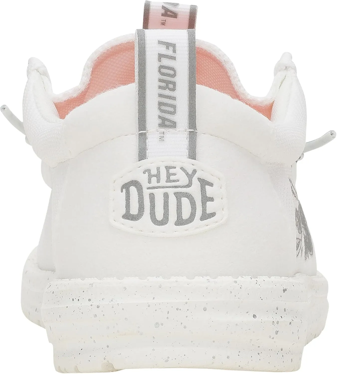 HEYDUDE Wally Collegiate Whites, Men’s Shoes, Men's Slip-on Loafers, Comfortable & Light-Weight