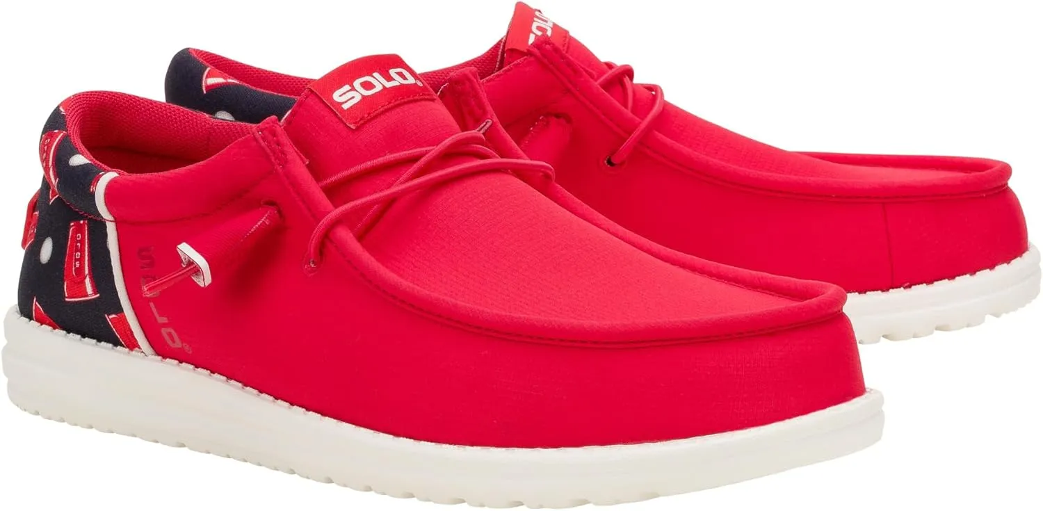 HEYDUDE Wally Funk Solo Cup, Men’s Shoes, Men's Slip-on Loafers, Comfortable & Light-Weight