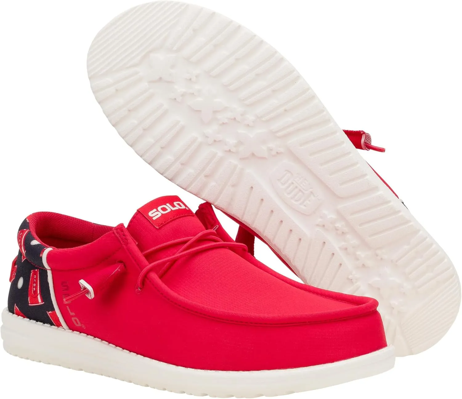 HEYDUDE Wally Funk Solo Cup, Men’s Shoes, Men's Slip-on Loafers, Comfortable & Light-Weight