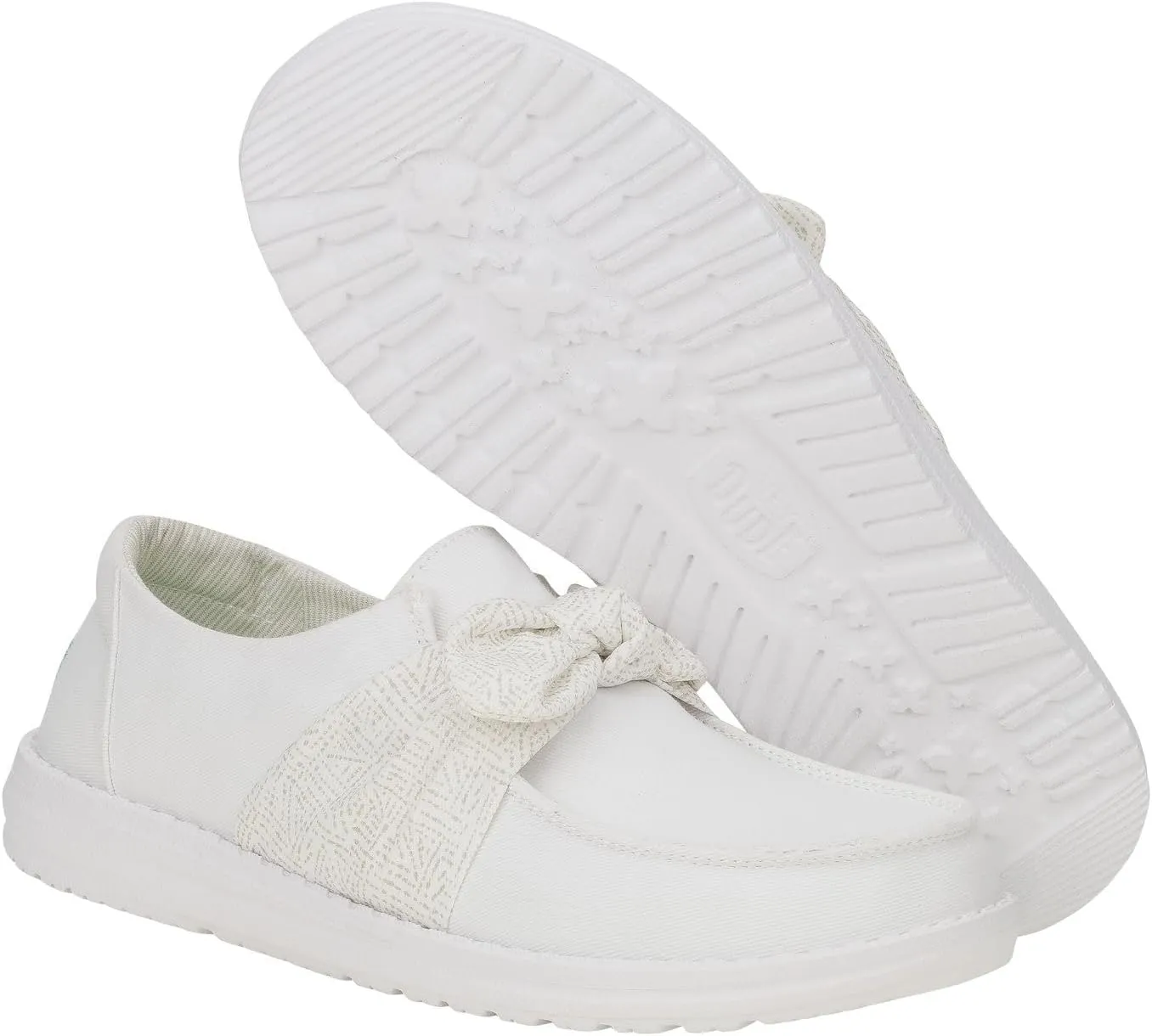 HEYDUDE Wendy Bow Essentials, Women’s Shoes, Women’s Slip-on Loafers, Comfortable & Light-Weight