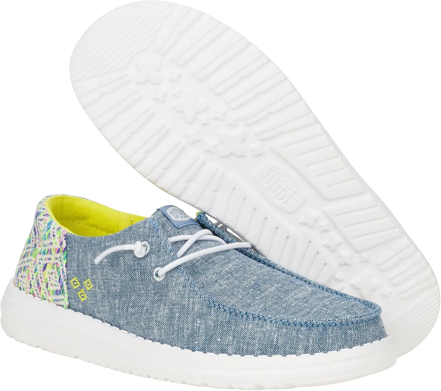 HEYDUDE Wendy Funk Surf Baja, Women’s Shoes, Women’s Slip-on Loafers, Comfortable & Light-Weight