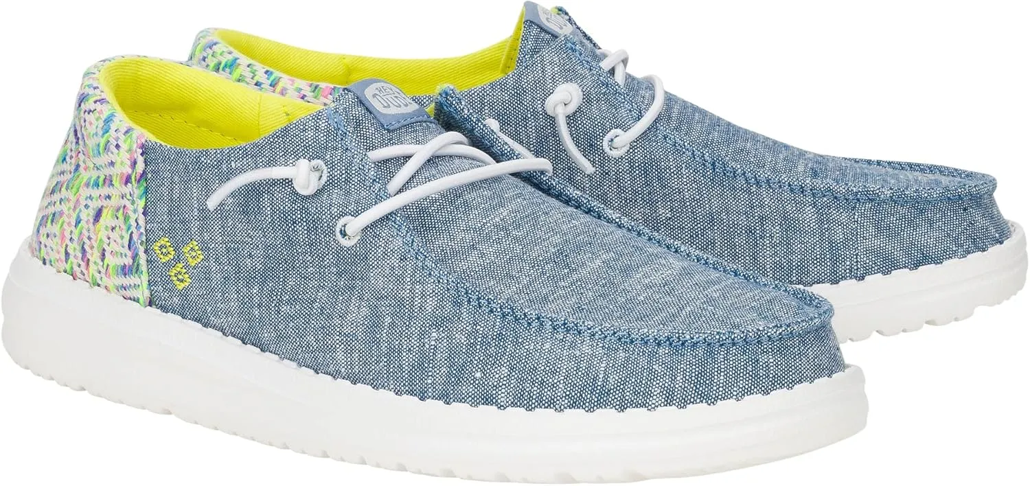HEYDUDE Wendy Funk Surf Baja, Women’s Shoes, Women’s Slip-on Loafers, Comfortable & Light-Weight