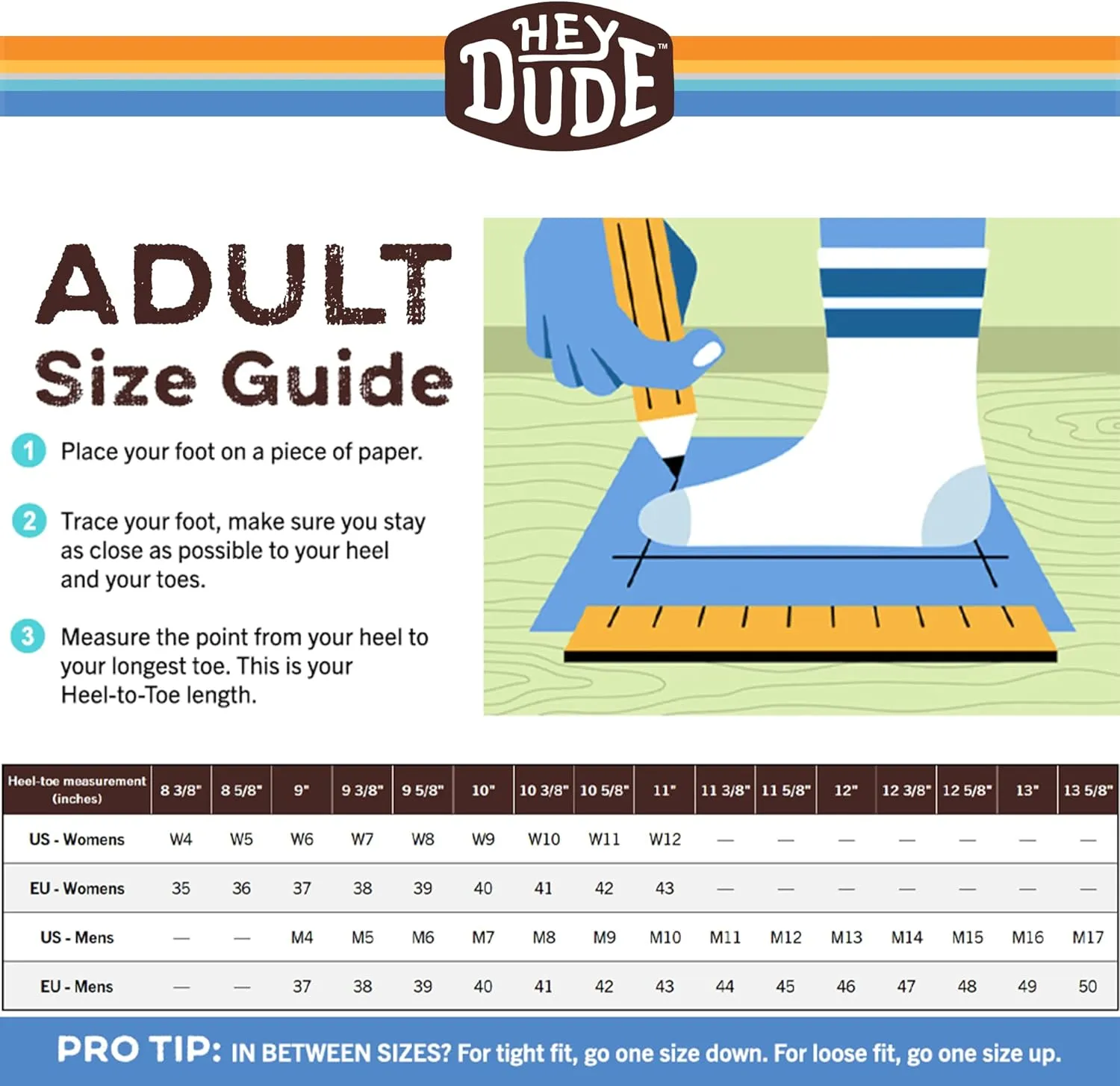 HEYDUDE Wendy Slip Surf Baja, Women’s Shoes, Women’s Slip-on Loafers, Comfortable & Light-Weight