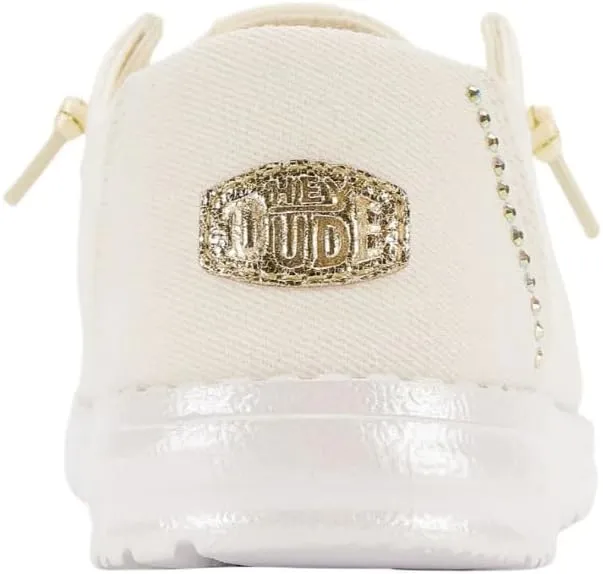 HEYDUDE Wendy Stardust, Women's Shoes, Slip-on Loafers, Comfortable & Light-Weight
