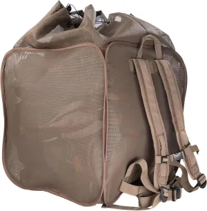 Higdon Outdoors Stand Alone Mesh Decoy Bag (36 Standard Decoy Capacity) | Comfortable Waterfowl Hunting Decoy Bag with Padded Backpack Straps | Compatable with Higdon FLATs