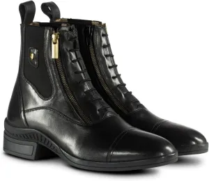 HORZE Highgate Women's Equestrian Leather Paddock Boots with Grippy Soles