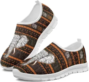 Howilath Western Aztec Slip on Loafers for Women Casual Shoes Anti-Skid Running Sneakers for Travel Indoor Training