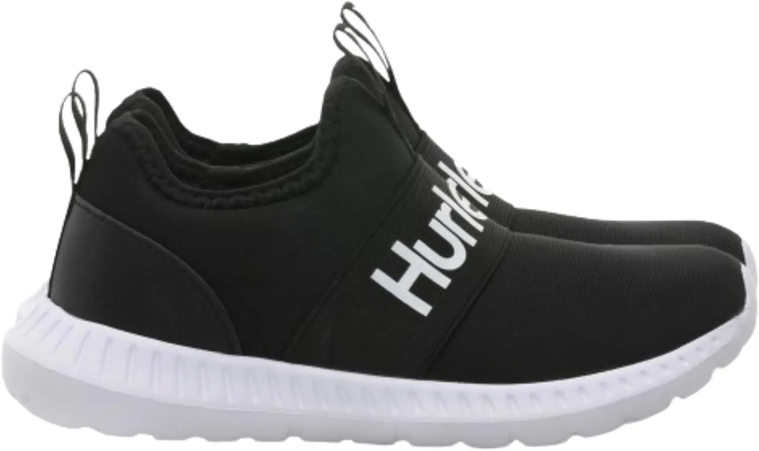 Hurley Camby Kids Slip On Canvas Sneakers – Low Cut Skateboarding Shoes for Kids, Running, Walking, Breathable Sports Shoes for Boys and Girls