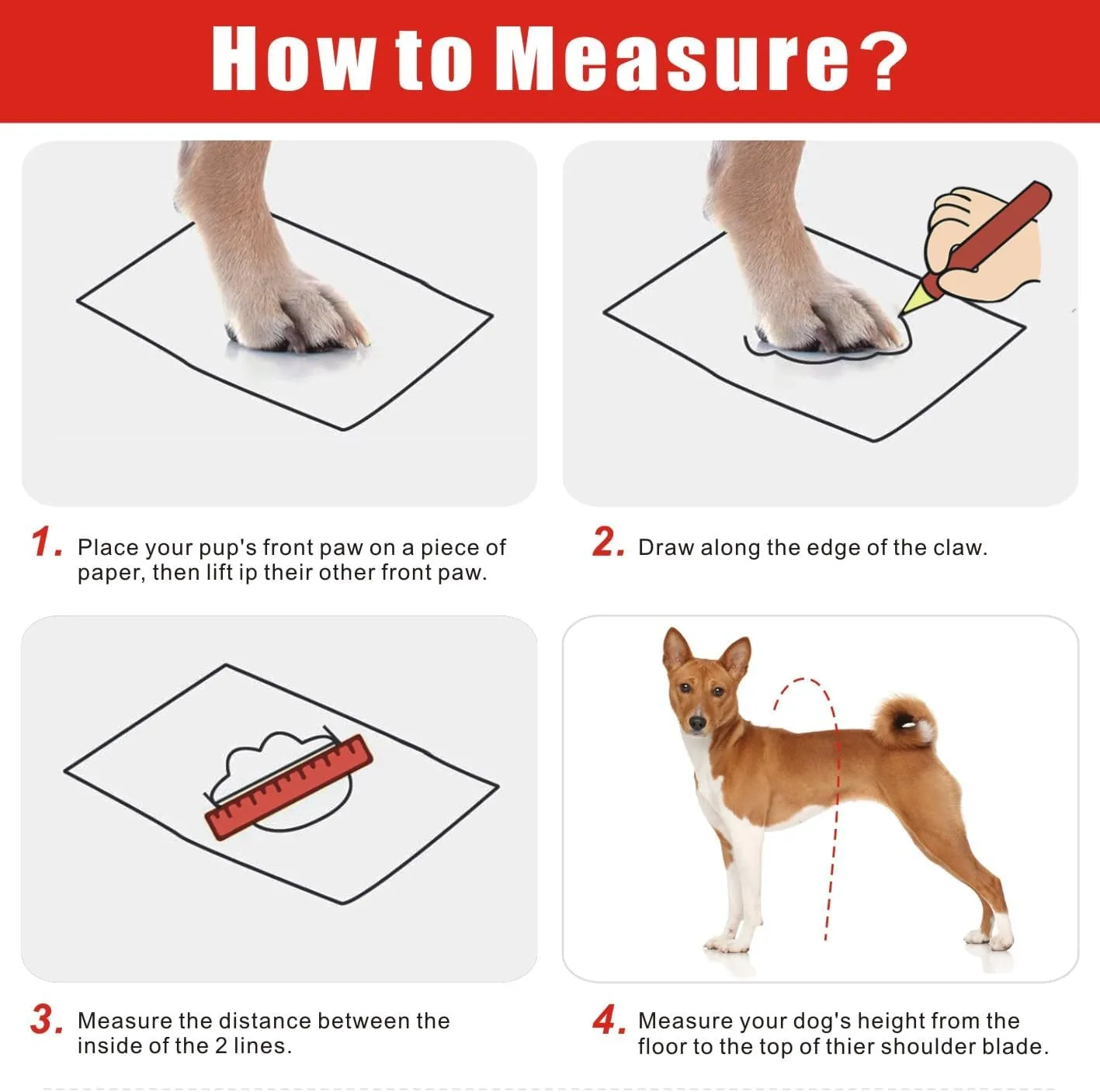 Idepet Dog Suspender Boots, Tall Dog Boots Anti-Slip & Fall Waterproof Dog Shoes Leggings, Adjustable Suspender Boots for Dogs Winter Snow Rain Hiking Paws Protector (1, Black)