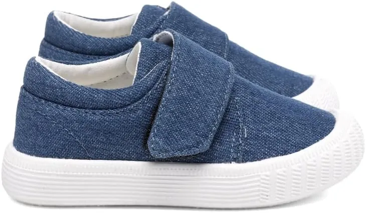 Jack & Lily Canvas Sneakers for Kids - Breathable Toddler Shoes with Non-Slip Sole for Confident Steps - Slip on Shoes for Comfort & Daily Play - Baby Sneakers Keep Little Feet Happy All Day