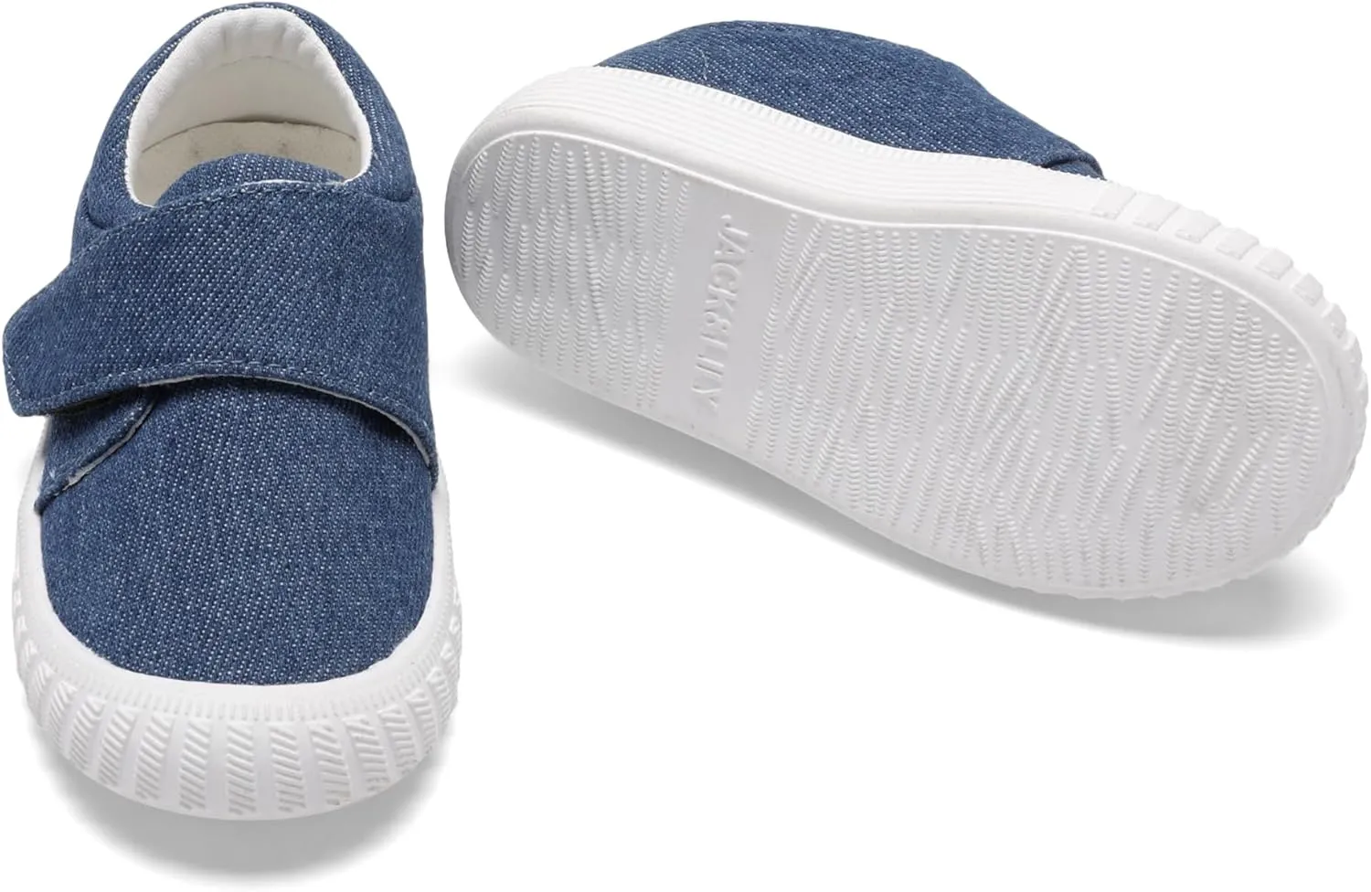 Jack & Lily Canvas Sneakers for Kids - Breathable Toddler Shoes with Non-Slip Sole for Confident Steps - Slip on Shoes for Comfort & Daily Play - Baby Sneakers Keep Little Feet Happy All Day