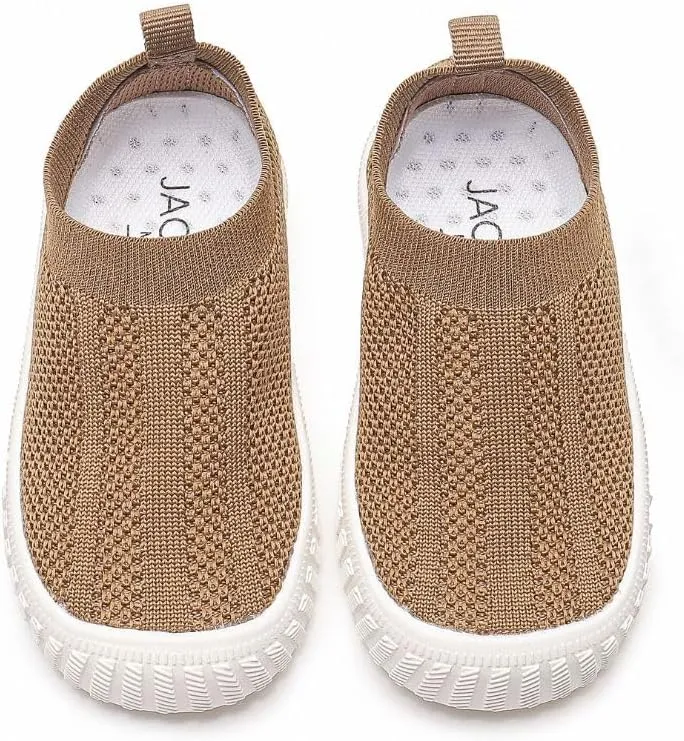 Jack & Lily Canvas Sneakers for Kids - Breathable Toddler Shoes with Non-Slip Sole for Confident Steps - Slip on Shoes for Comfort & Daily Play - Baby Sneakers Keep Little Feet Happy All Day