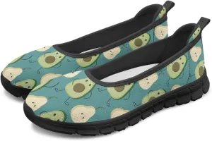 Jeiento Casual Slip On Loafers for Women Lady Mesh Tennis Shoes Breathable Light Weight Low Top Round Toe Walking Sneakers