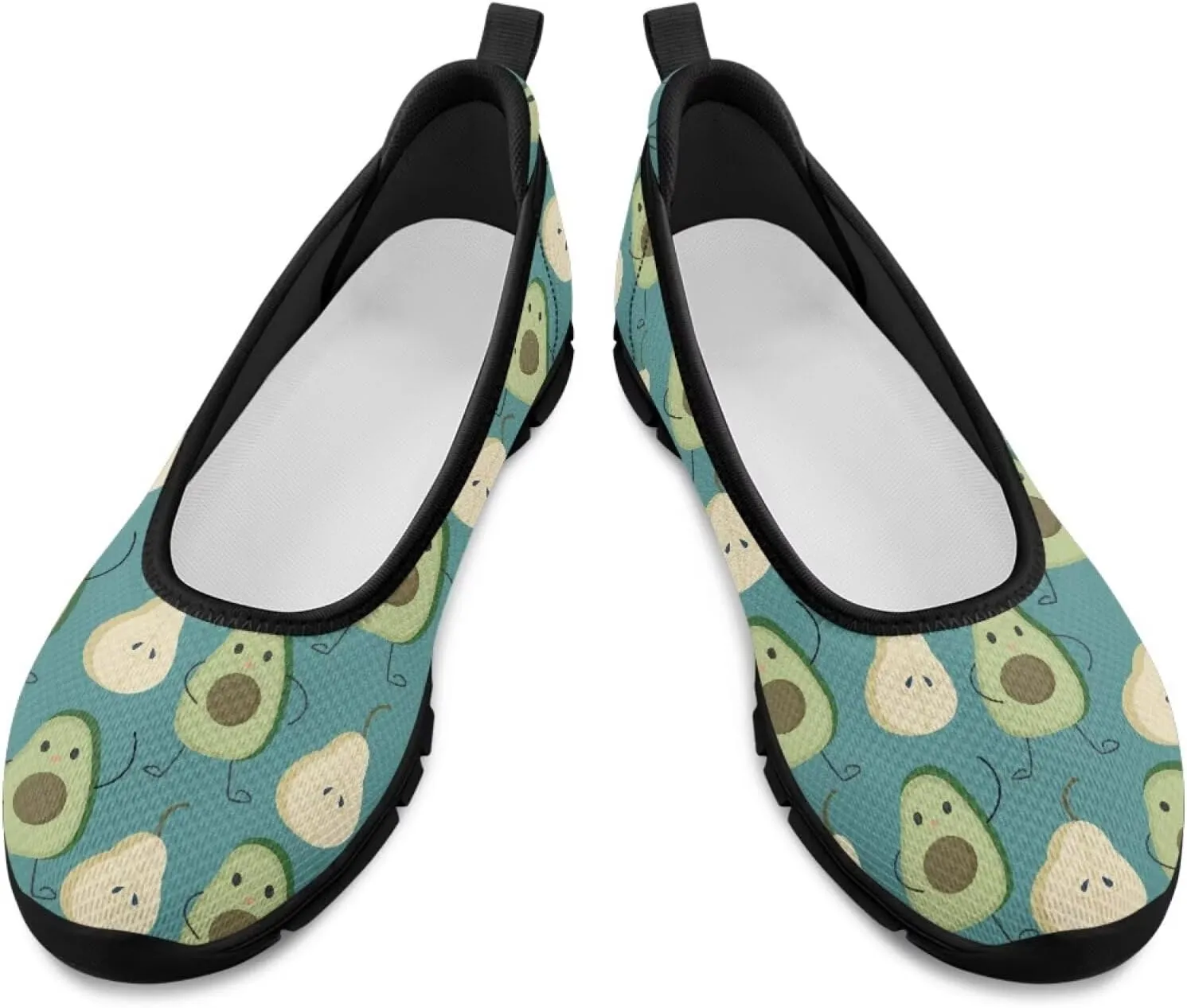 Jeiento Casual Slip On Loafers for Women Lady Mesh Tennis Shoes Breathable Light Weight Low Top Round Toe Walking Sneakers