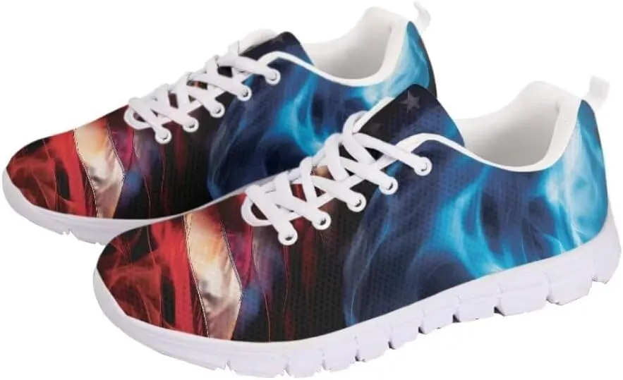 Jeiento Lightweight Walking Shoes for Women Ladies Athletic Workout Casual Shoes Comfort Footwear Trainers Mesh Shoes Lace-up Tennis Shoes