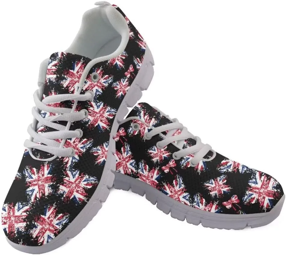 Jeiento Lightweight Walking Shoes for Women Ladies Athletic Workout Casual Shoes Comfort Footwear Trainers Mesh Shoes Lace-up Tennis Shoes