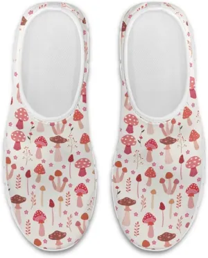 Jeiento Slip-On Loafers for Women Mushroom Walking Flat Shoes Anti-Skid Casual Shoes