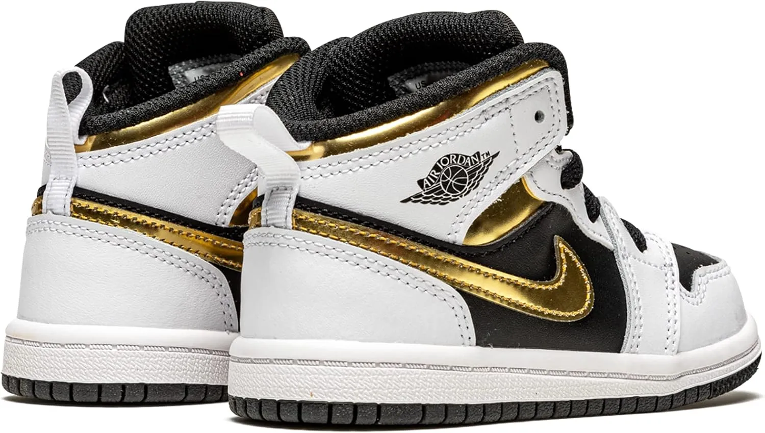 Jordan Toddler's 1 Mid Black/Dark Iris-White (640735 095)