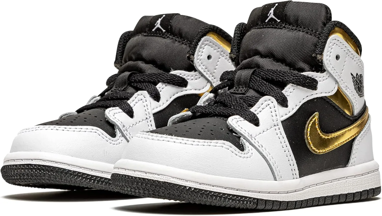 Jordan Toddler's 1 Mid Black/Dark Iris-White (640735 095)