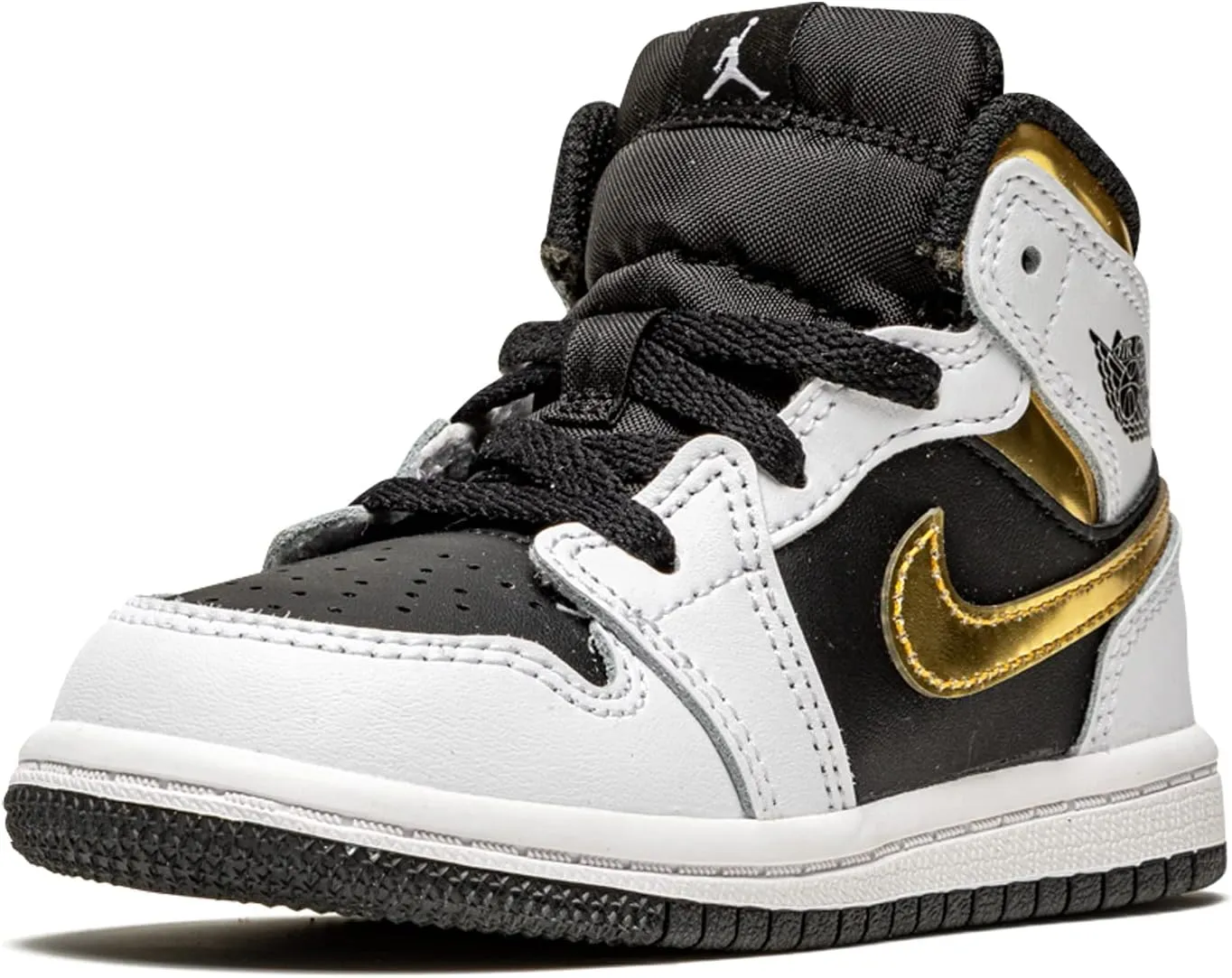 Jordan Toddler's 1 Mid Black/Dark Iris-White (640735 095)