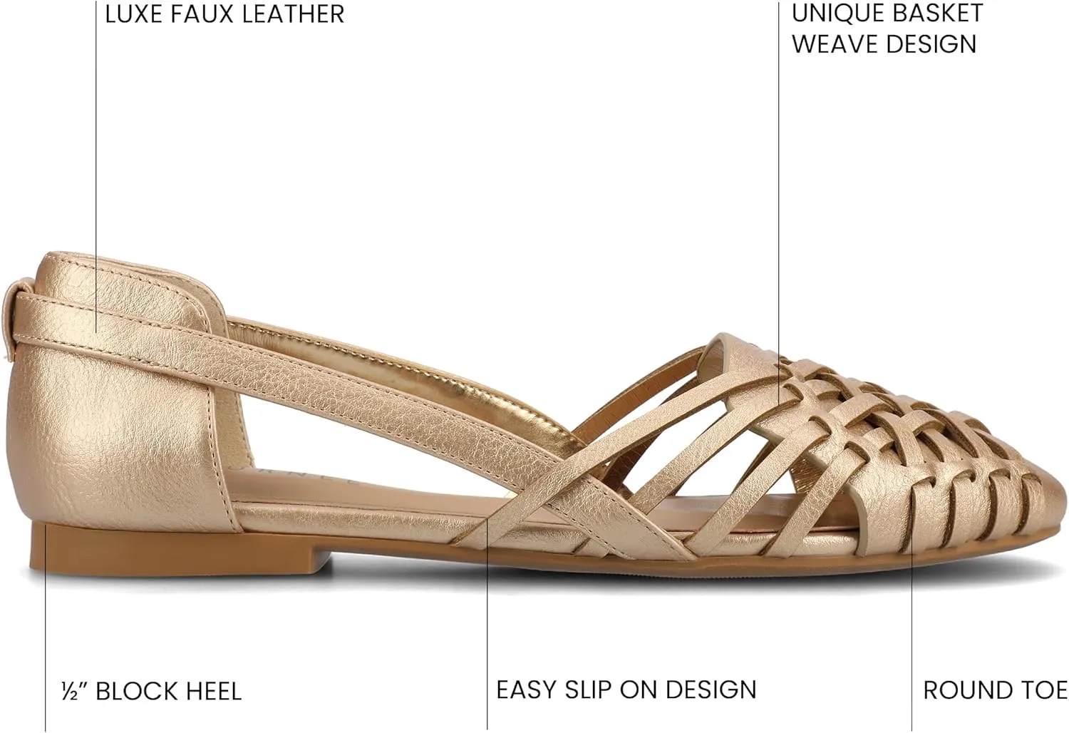 Journee Collection Women's Ekko Ballet Flat