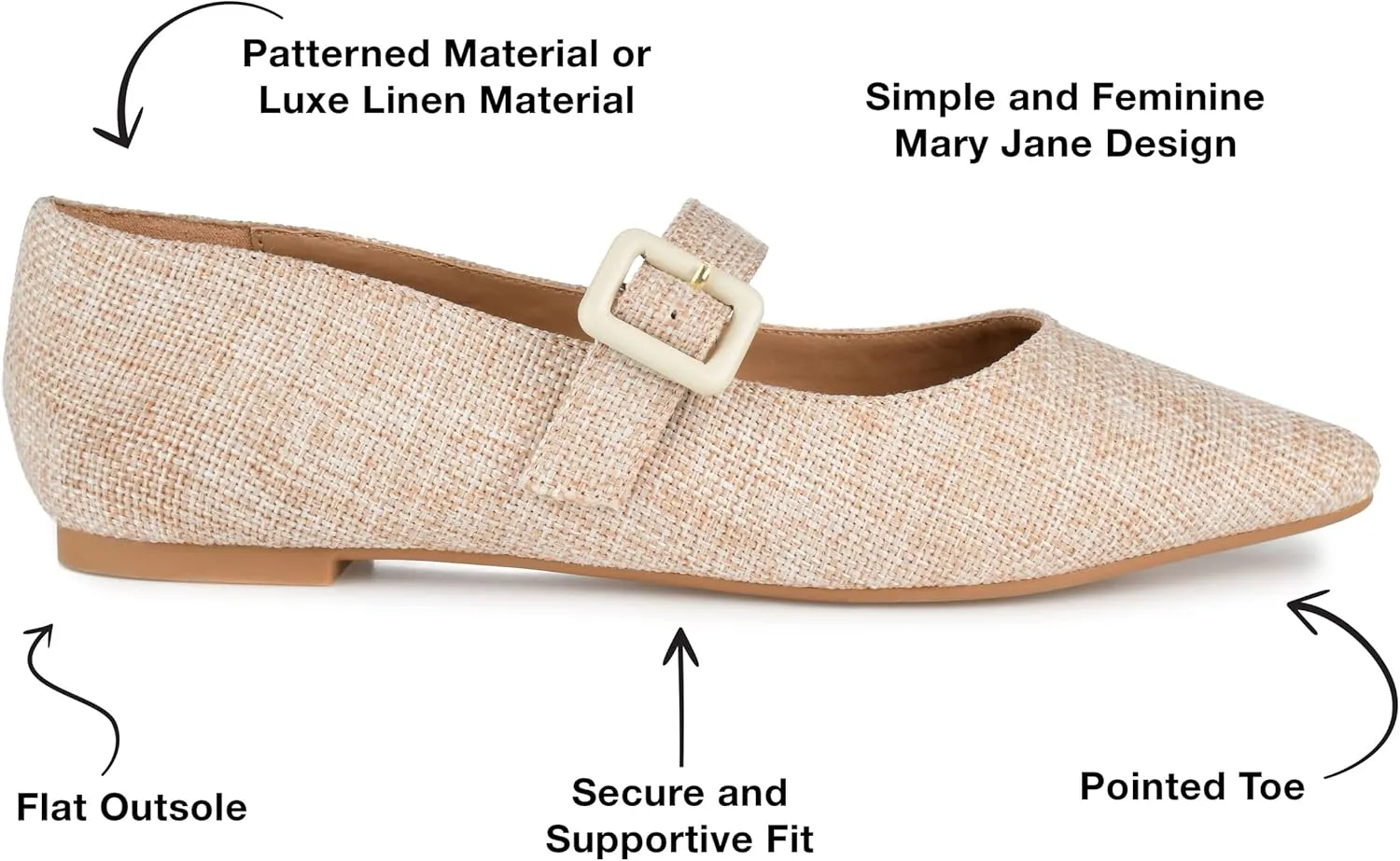 Journee Women's Karissa Dress Flats