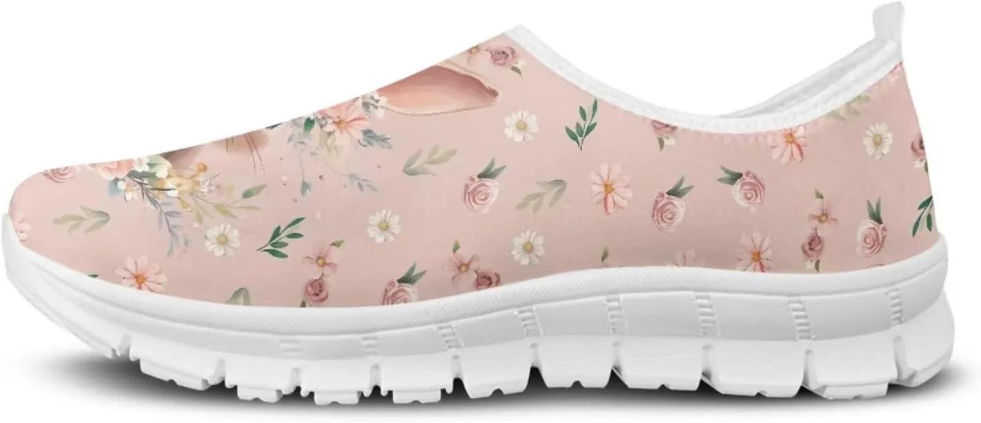 JoyLamoria Highland Cattle Loafers for Women,Comfortable Loafers Women's Casual Travel and Work Slip-Ons Sneakers
