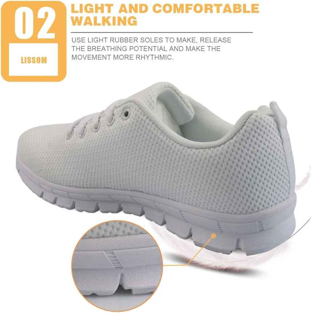 JoyLamoria License Plates Deisgn Women's Running Jogging Shoes Lightweight Sneakers Daily-Shoes