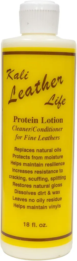 Kali Protectives Leather Life Conditioner. For use on leather footwear, apparel & purses, saddles, furniture, auto interiors and accessories. Made in the USA.