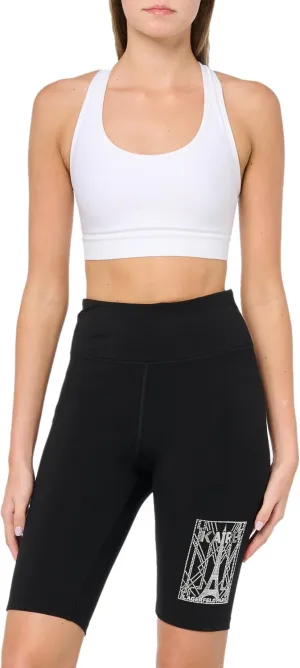 Karl Lagerfeld Paris Women's Logo Detail Biker Short Athleisure