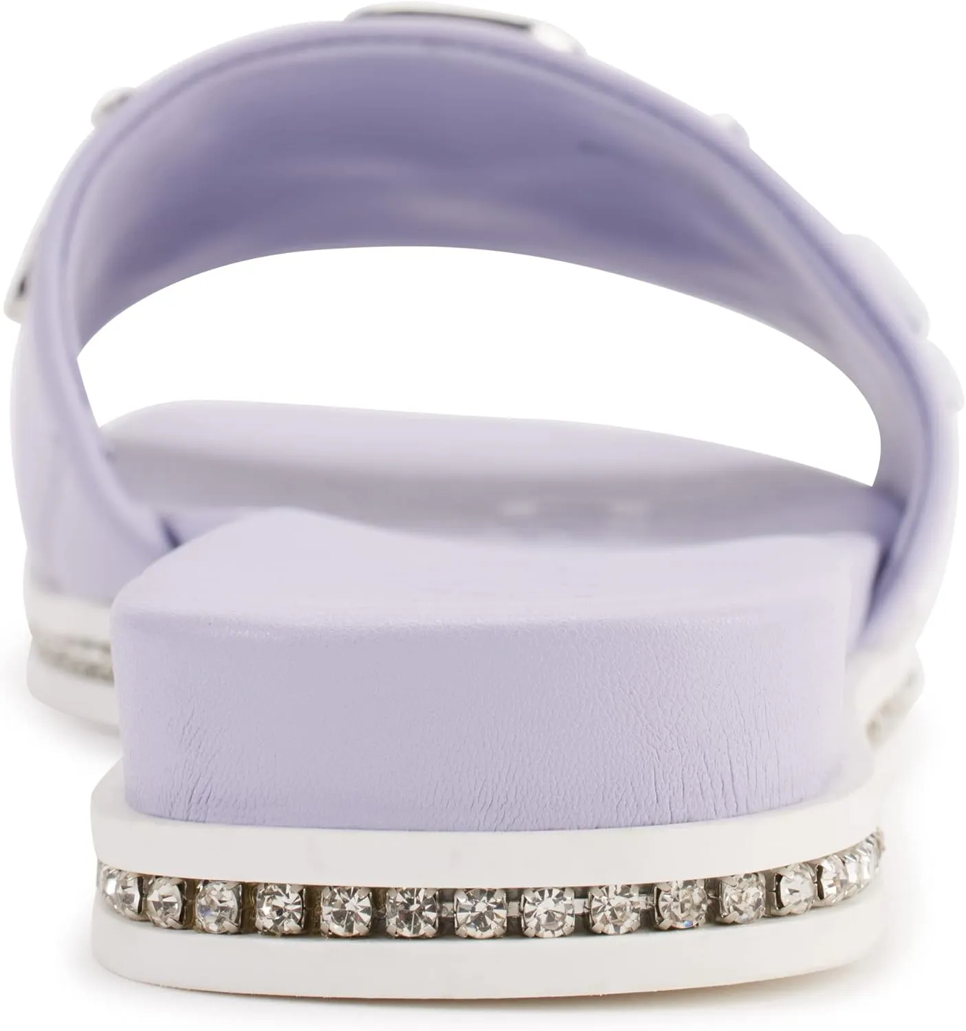 KARL LAGERFELD womens Jeslyn Slides – Effortlessly Fashionable Slide-on Shoes With Bold Klp Pins