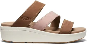 KEEN Women's Ellecity Slide Open Toe Slip on Comfortable Platform Sandals, Toasted Coconut/Fawn, 6, 7, 8, 9, 10