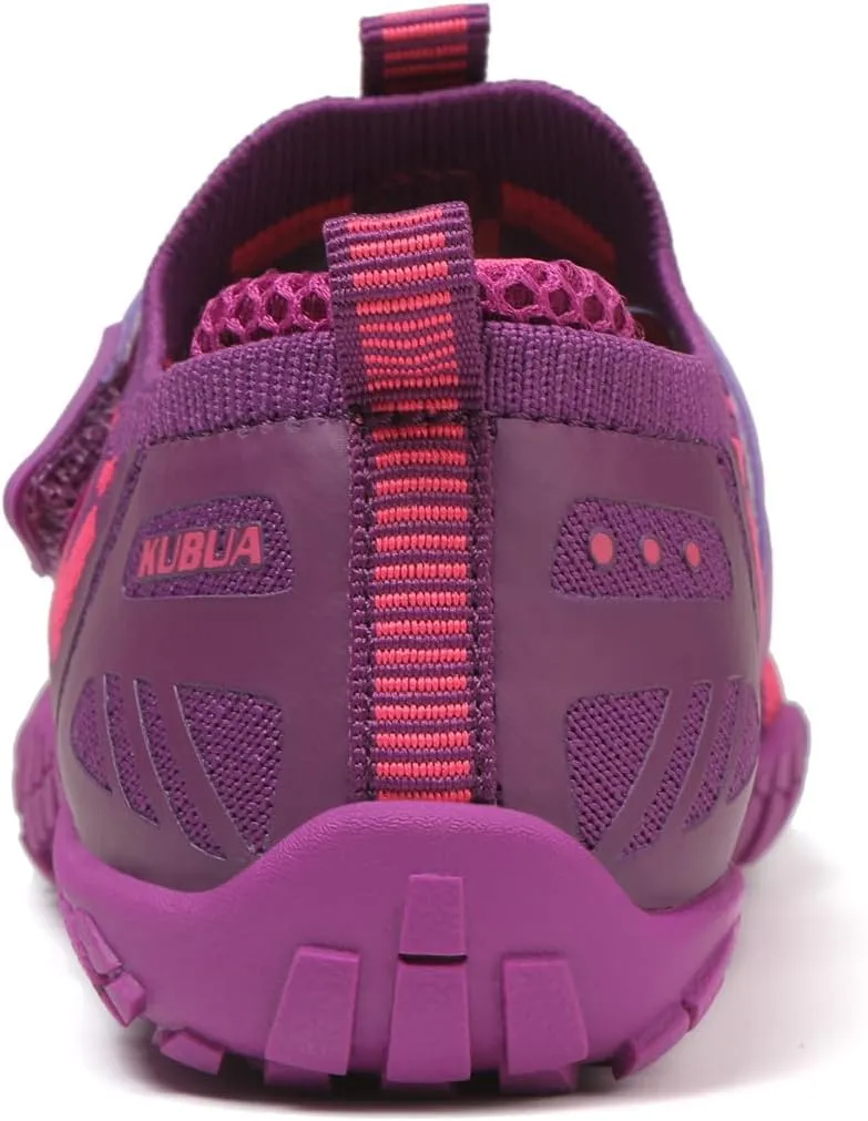 KUBUA Kids Hiking Water Shoes Boys Girls Barefoot Shoes Multifunctional Tennis Sneakers Toddler Little Big Kid