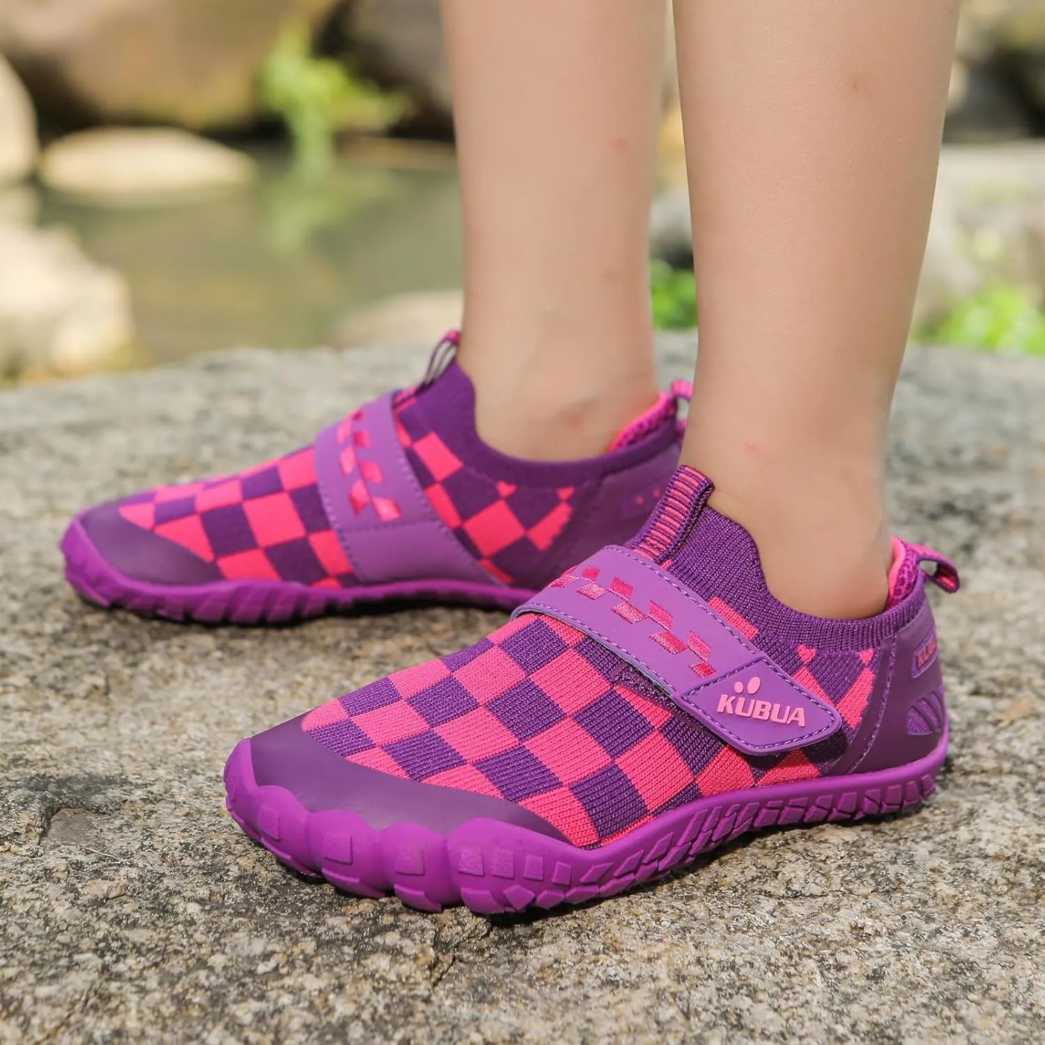 KUBUA Kids Hiking Water Shoes Boys Girls Barefoot Shoes Multifunctional Tennis Sneakers Toddler Little Big Kid