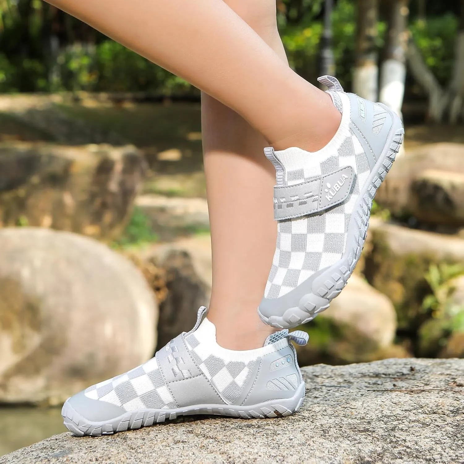 KUBUA Kids Hiking Water Shoes Boys Girls Barefoot Shoes Multifunctional Tennis Sneakers Toddler Little Big Kid