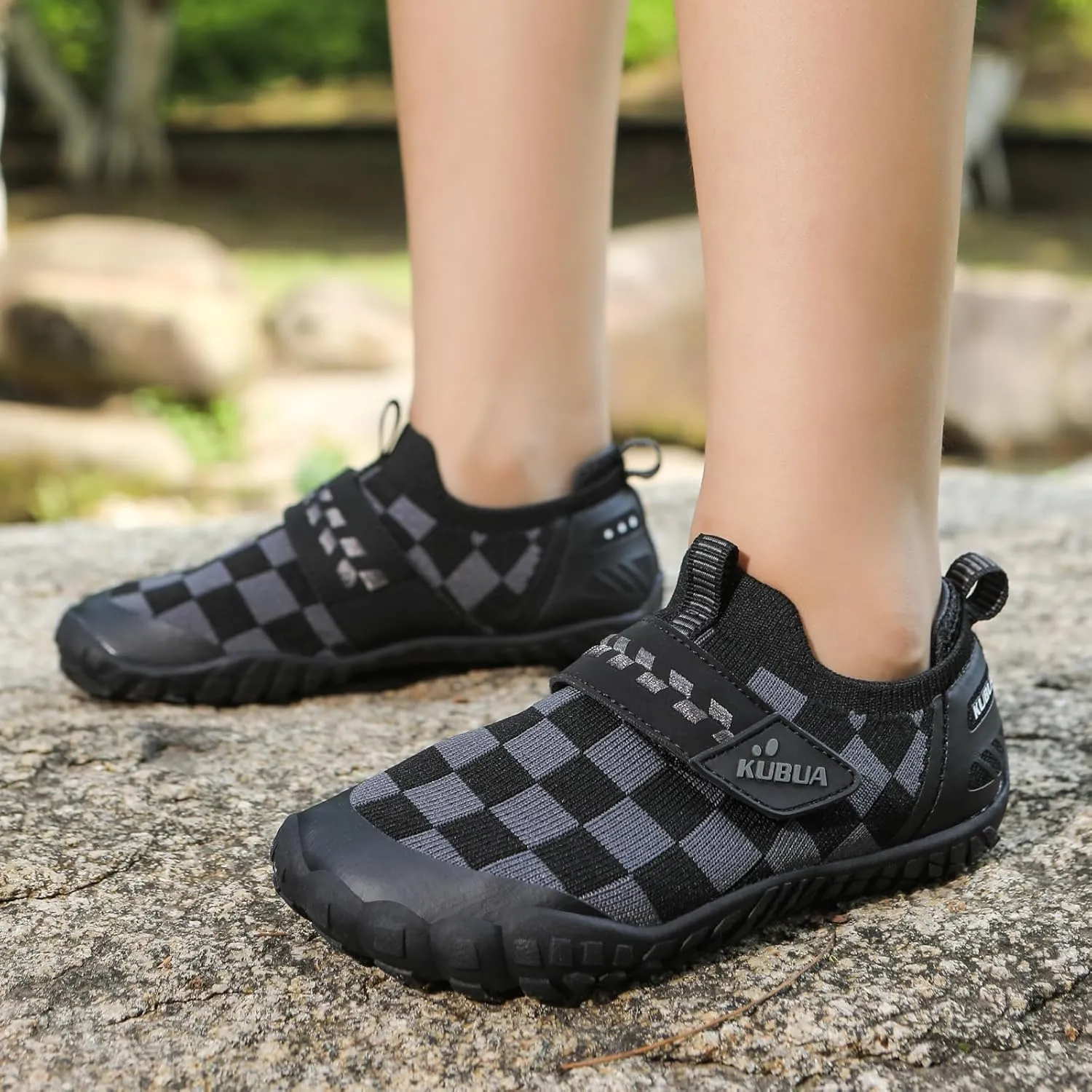 KUBUA Kids Hiking Water Shoes Boys Girls Barefoot Shoes Multifunctional Tennis Sneakers Toddler Little Big Kid
