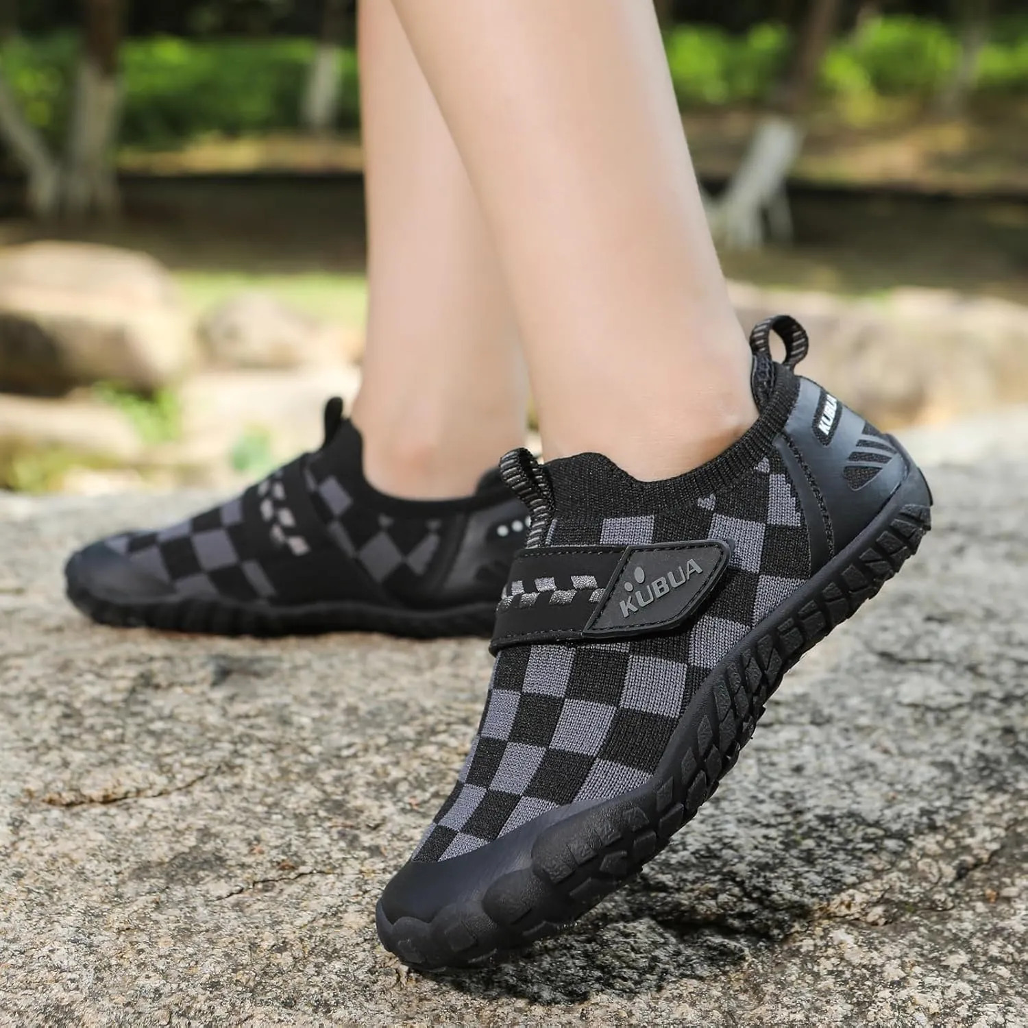 KUBUA Kids Hiking Water Shoes Boys Girls Barefoot Shoes Multifunctional Tennis Sneakers Toddler Little Big Kid