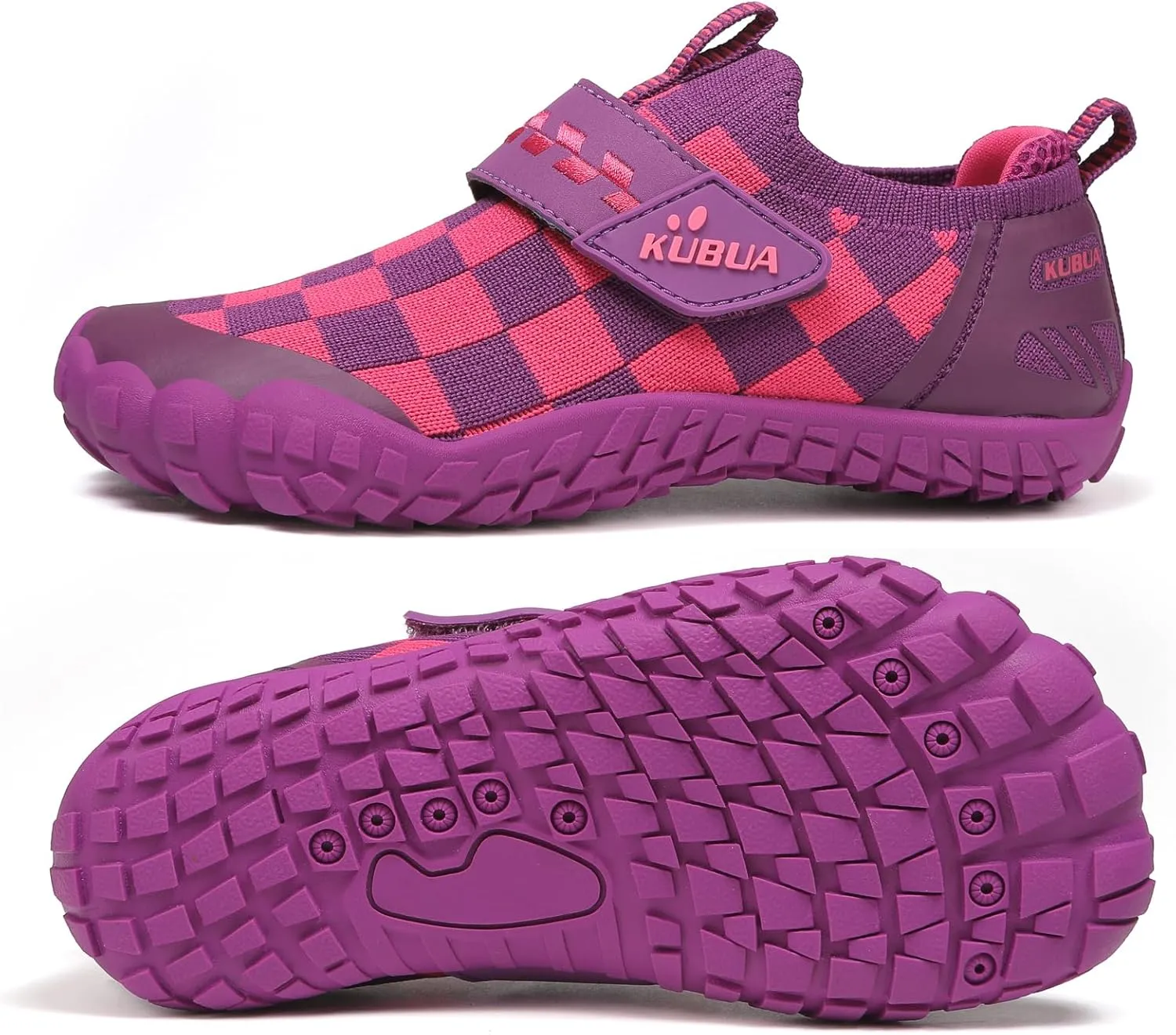 KUBUA Kids Hiking Water Shoes Boys Girls Barefoot Shoes Multifunctional Tennis Sneakers Toddler Little Big Kid