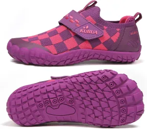 KUBUA Kids Hiking Water Shoes Boys Girls Barefoot Shoes Multifunctional Tennis Sneakers Toddler Little Big Kid