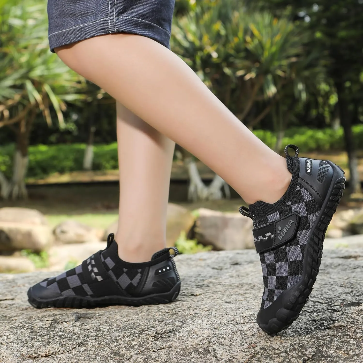 KUBUA Kids Hiking Water Shoes Boys Girls Barefoot Shoes Multifunctional Tennis Sneakers Toddler Little Big Kid