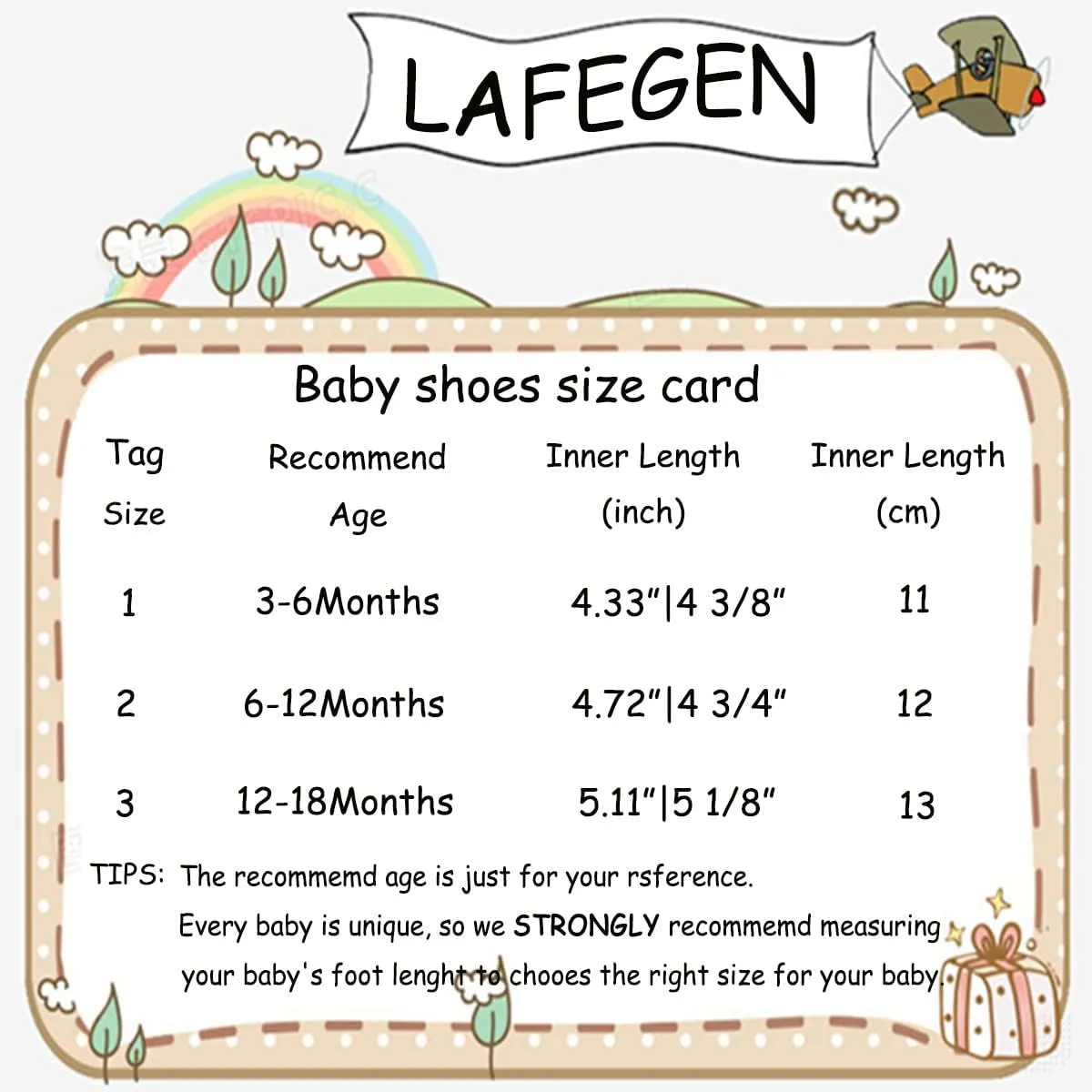 LAFEGEN Baby Girl Shoes Non Slip Soft Sole PU Leather Infant Toddler Mary Jane Flats First Walker Crib Dress Oxford Shoes 3-18 Months