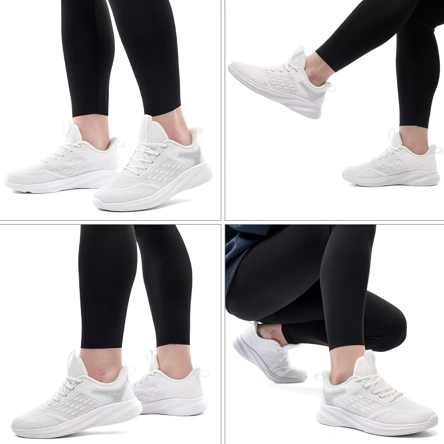 Lamincoa Women Walking Shoes Slip on Running Sneakers Lightweight Athletic Gym Workout Tennis Shoes
